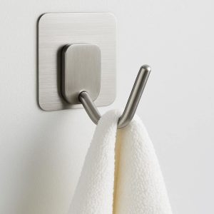 Adhesive Wall Mount Towel Hook - No Drill Required