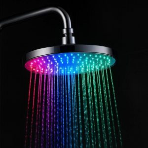 LED Shower Head with Chromotherapy Lighting